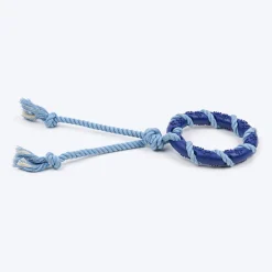 Dash Dog Disc Tugger Rope Toy For Dog - Navy Blue