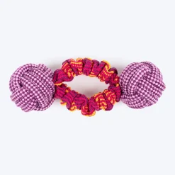 Dash Dog Double Trouble Bungee Rope Toy For Dog - Pink