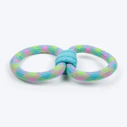 Dash Dog Double Tugger Rope Toy For Dog - Multicolor