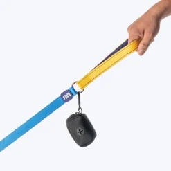 Dash Dog Dual Handle Leash For Dog - Royal Blue & Yellow