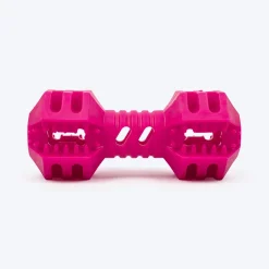 Dash Dog Dumbbell Dynamo Chew Toy For Dog - Pink