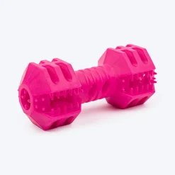 Dash Dog Dumbbell Dynamo Chew Toy For Dog - Pink