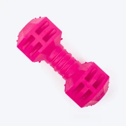 Dash Dog Dumbbell Dynamo Chew Toy For Dog - Pink