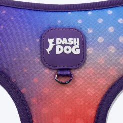 Dash Dog Flow Easy Walk Harness - Violet & Red