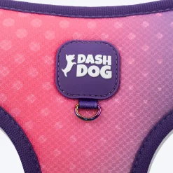 Dash Dog Flow Easy Walk Harness - Pink & Aqua Blue