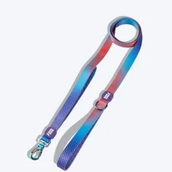 Dash Dog Flow Printed Leash - Violet & Red