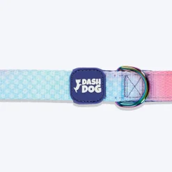 Dash Dog Flow Print Leash - Pink & Aqua Blue