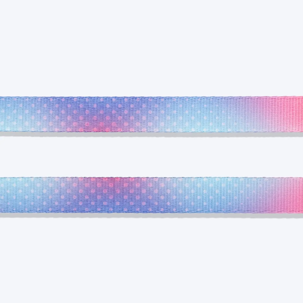 Dash Dog Flow Print Leash - Pink & Aqua Blue