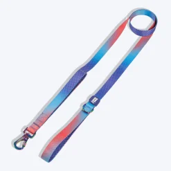 Dash Dog Flow Print Leash - Violet & Red