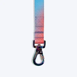 Dash Dog Flow Print Leash - Violet & Red