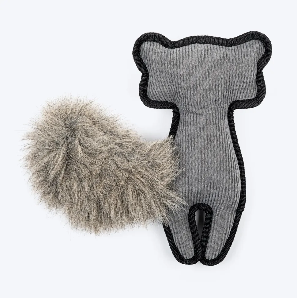 Dash Dog Forest Fox Plush Toy For Dog - Grey