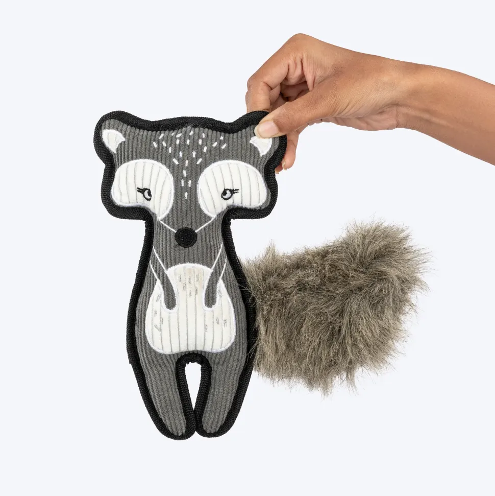 Dash Dog Forest Fox Plush Toy For Dog - Grey