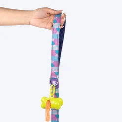 Dash Dog Galaxy Dual Handle Leash For Dog - Purple