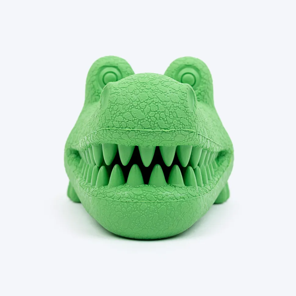 Dash Dog Goofy Gator Chew Toy For Dog - Green