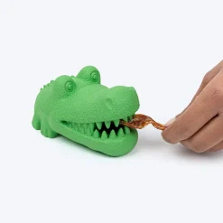 Dash Dog Goofy Gator Chew Toy For Dog - Green