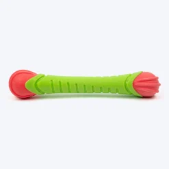 Dash Dog Groovy Grip Chew Toy For Dog - Green & Red
