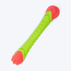 Dash Dog Groovy Grip Chew Toy For Dog - Green & Red