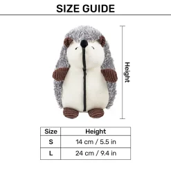 Dash Dog Harry The Hedgehog Toy For Dog - Grey