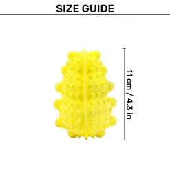 Dash Dog Mello-Yello Peanut Toy For Dog - Yellow