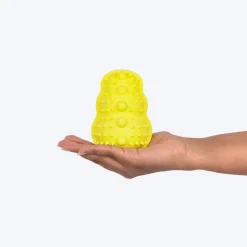 Dash Dog Mello-Yello Peanut Toy For Dog - Yellow