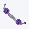 Dash Dog Mini Barbell Rope Toy For Dog - Purple