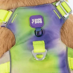 Dash Dog Neon Fusion Outdoor Ease Harness For Dog - Neon Green