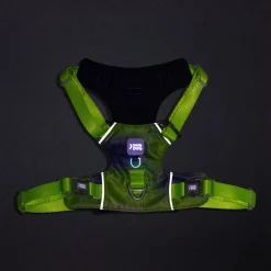 Dash Dog Neon Fusion Outdoor Ease Harness For Dog - Neon Green
