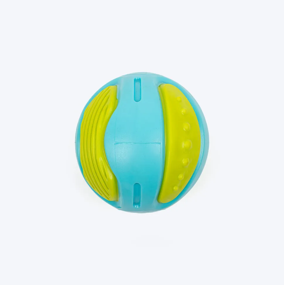 Dash Dog PawPounce Chew Ball For Dog - Blue & Green