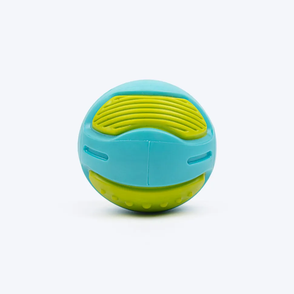 Dash Dog PawPounce Chew Ball For Dog - Blue & Green