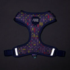 Dash Dog Pixel Easy Walk Harness For Dog - Purple