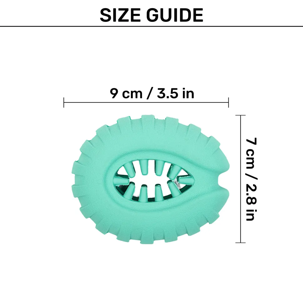 Dash Dog Power Ring Chew Toy For Dog - Teal