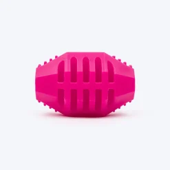 Dash Dog Rugby Roller Chew Toy For Dog - Pink