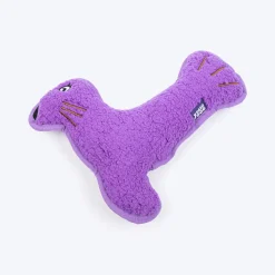 Dash Dog Silly Sea Lion Squeaky Plush Toy For Dog - Purple