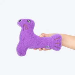Dash Dog Silly Sea Lion Squeaky Plush Toy For Dog - Purple