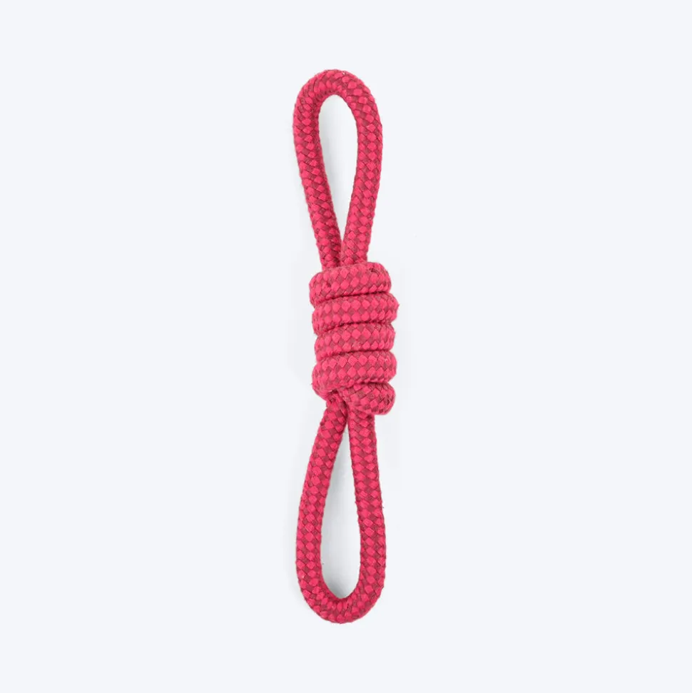 Dash Dog Spin Around Rope Dog Toy - Purple