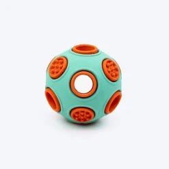 Dash Dog Toss ‘n’ Treat Ball Chew Toy For Dog - Blue & Orange - S