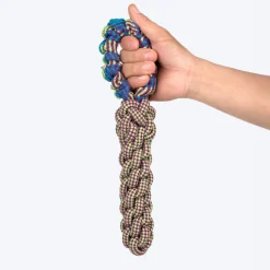 Dash Dog Tug-It-Out Bungee Rope Toy For Dog - Green