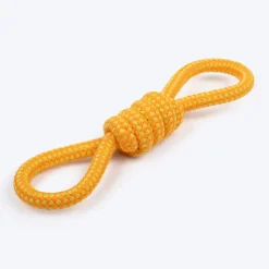 Dash Dog Tugster Rope Toy For Dog - Yellow & Orange