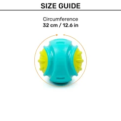 Dash Dog Tumble-Rumble Chew Ball For Dog - Blue