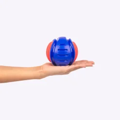 Dash Dog Tumble-Rumble Chew Ball For Dog - Dark Blue