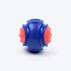 Dash Dog Tumble-Rumble Chew Ball For Dog - Dark Blue