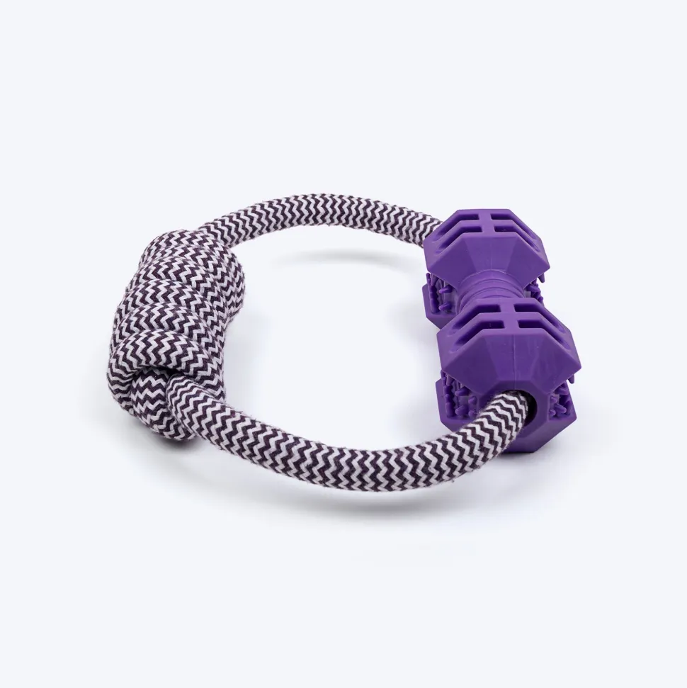 Dash Dog Twin-End Rope Toy For Dog - Purple