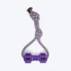 Dash Dog Twirly Whirly Rope Toy For Dog - Purple
