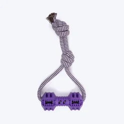 Dash Dog Twirly Whirly Rope Toy For Dog - Purple