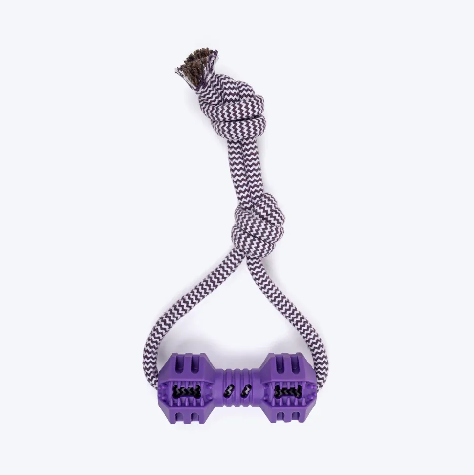 Dash Dog Twirly Whirly Rope Toy For Dog - Purple