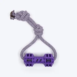 Dash Dog Twirly Whirly Rope Toy For Dog - Purple