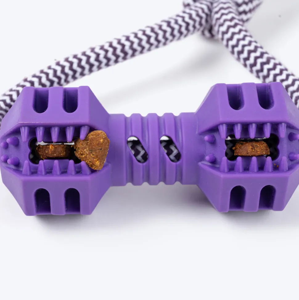 Dash Dog Twirly Whirly Rope Toy For Dog - Purple