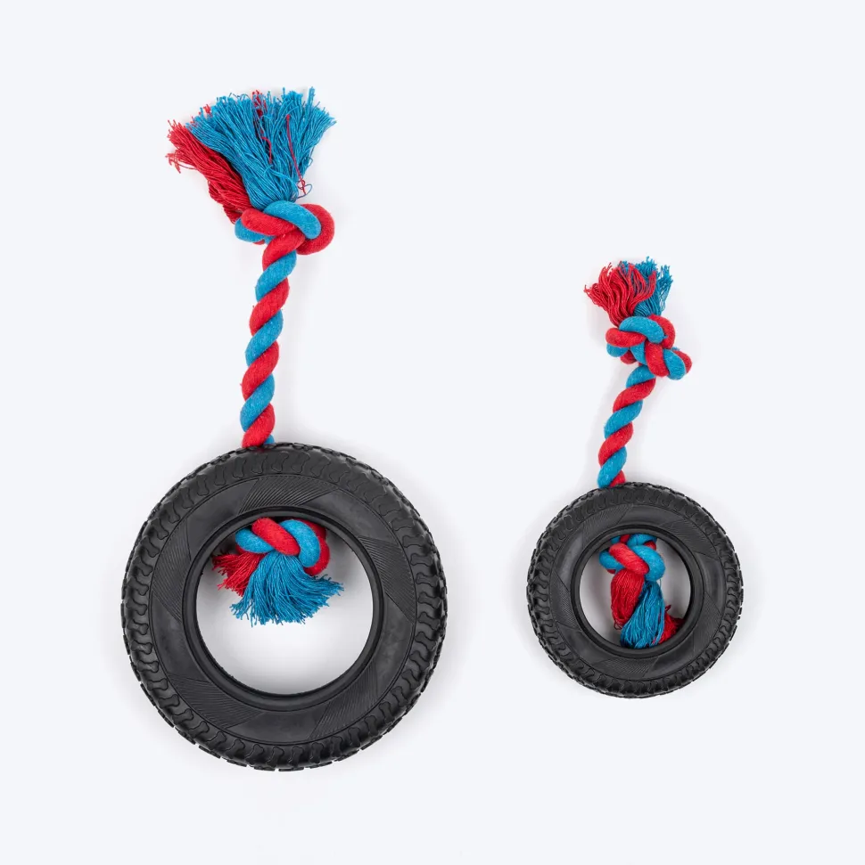 Dash Dog Tyre Ring Chew Toy For Dog - Multicolor