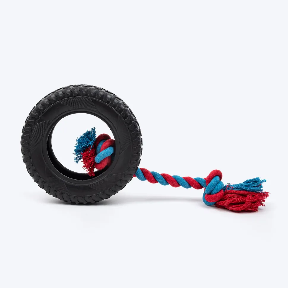 Dash Dog Tyre Ring Chew Toy For Dog - Multicolor