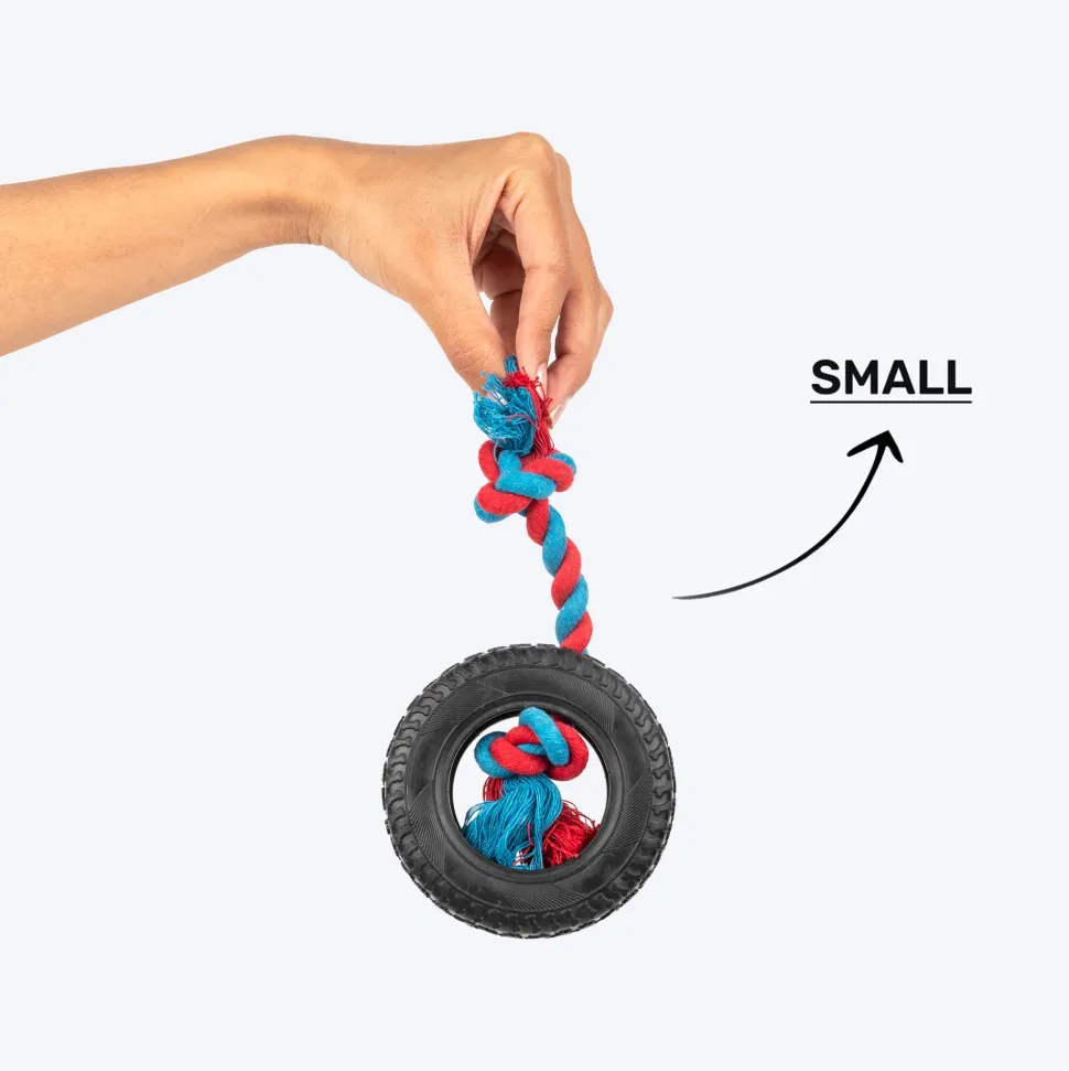 Dash Dog Tyre Ring Chew Toy For Dog - Multicolor